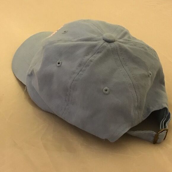 Women's New Smyrna Beach Florida Blue & Pink Palm Tree Hat - Picture 9 of 13